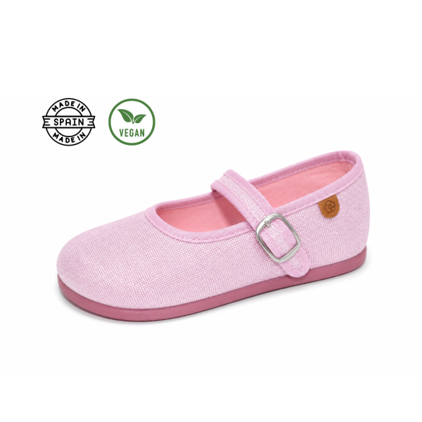 Merceditas rosa brillo La Cadena